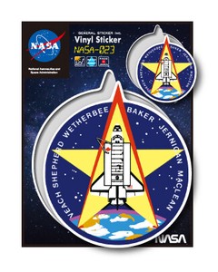 NASAステッカー ロゴ エンブレム 宇宙 スペースシャトル NASA023 グッズ 2020新作