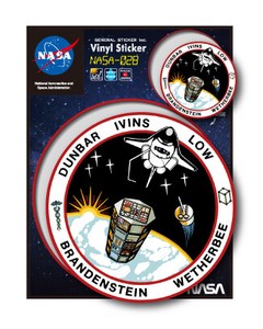 NASAステッカー ロゴ エンブレム 宇宙 スペースシャトル NASA028 グッズ 2020新作