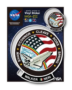 NASAステッカー ロゴ エンブレム 宇宙 スペースシャトル NASA031 グッズ 2020新作