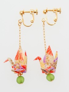Clip-On Earring  Seigaiha Made in Japan