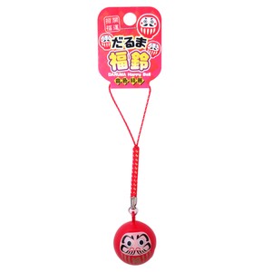 Phone Strap Red Daruma Japanese Sundries