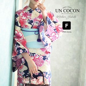 Kimono/Yukata Navy Retro Ladies