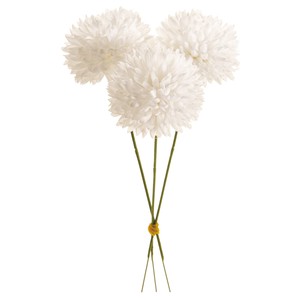 MAGIQ　菊　ピンポンマムピック　ホワイト　造花　フラワーピック