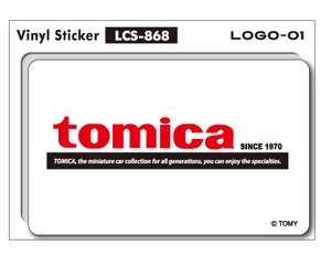 大人トミカステッカー tomica logo01 トミカ ロゴ TOMICA 車 Sサイズ LCS868 2020新作