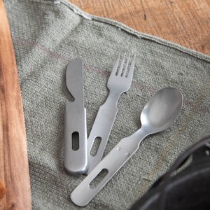 Tsubamesanjo Cutlery camping cutlery set 3pc Western Tableware Made in Japan