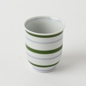 Hasami ware Japanese Teacup Green Made in Japan