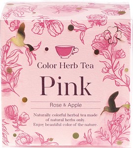 【Tea Boutique】カラーハーブティー　ピンク(1.2g/5tea bag入り)