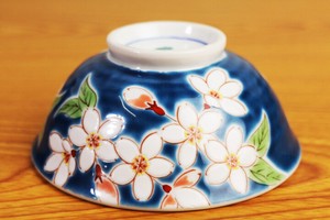 【ご好評！売れ筋定番】色絵飯碗 四季の花 桜