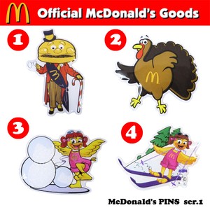 McDonald's PINS series 1【マクドナルド ピンズ】