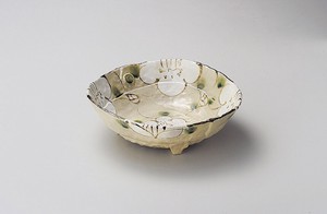 格子花盛鉢【日本製　陶器】