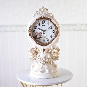 ★大創業祭SALE★エレガント・ロココ薔薇のスタンディング時計WH