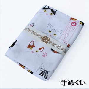 Tenugui Towel Japan Cat Japanese Sundries Lucky-cat