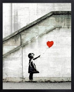 アートフレーム　バンクシー Banksy Red Balloon