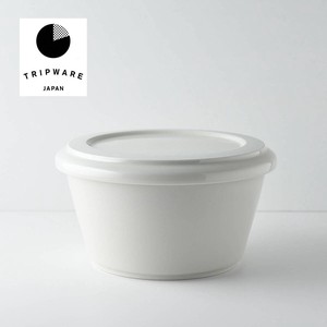 Mino ware Storage Jar/Bag Trip White glaze Straight Western Tableware Made in Japan