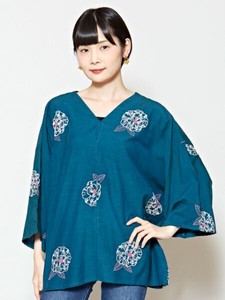 Tunic V-Neck Embroidered