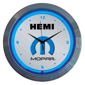 NEON CLOCK SINGLE【HEMI】ネオン 時計 アメリカン雑貨