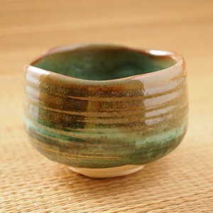 緑彩　抹茶碗　美濃焼（日本製）