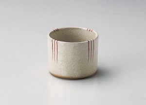 赤十草切立鉢【日本製　陶器】