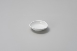 青白磁楕円小皿【日本製　強化磁器】