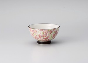 マーガレットピンク茶碗【日本製　陶器】