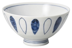 しずくリーフ飯碗（小）【日本製　陶磁器】
