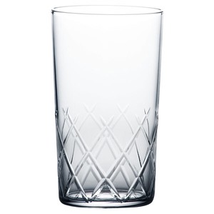 《日本製》薄氷 うすらい矢来カット 一口ビールグラス【ビヤグラス】【ビアグラス】【ソフトドリンク】