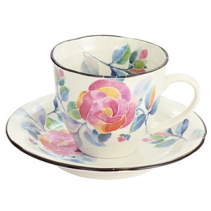 Mino ware Cup Roses