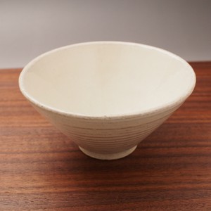 白萩　平形抹茶碗　美濃焼（日本製）