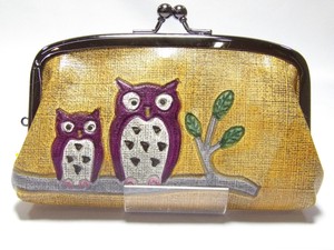 Small Bag/Wallet Series Gamaguchi Owl