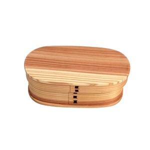 Mage wappa Bento Box Wooden Bento Box Natural L size Koban