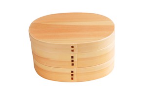 Mage wappa Bento Box Wooden Natural Koban