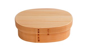 Mage wappa Bento Box Wooden Bento Box Natural L size Koban