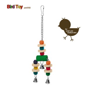 小鳥用おもちゃ　PA4092 木製バードトイ