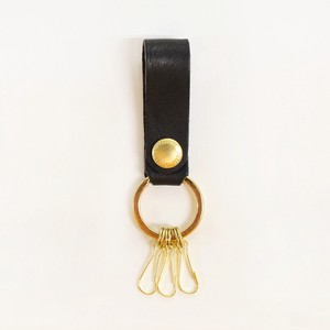 Key Case Key Chain black Ladies' Men's Made in Japan