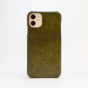 iPhone11/11pro/11proMax（Green）スマホケース イタリアンレザー メンズ レディース グリーン
