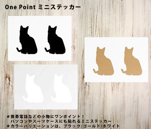 Stickers Sticker Mini Cat 1-sets 2-pcs