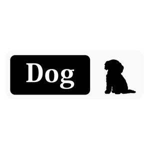 Dog 「トイプードル」 Banner Type (マグネット)