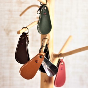 Shoehorn Key Chain Stainless Steel 5-colors Made in Japan
