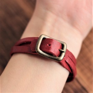 Leather Bracelet 5-colors Made in Japan