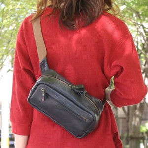 革で作ったアウトドアウエストバッグSサイズ　普段使いしやすいデザイン 日本製 革製品 全5色