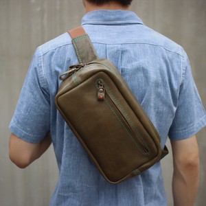 Sling/Crossbody Bag Design Waist M 5-colors Made in Japan