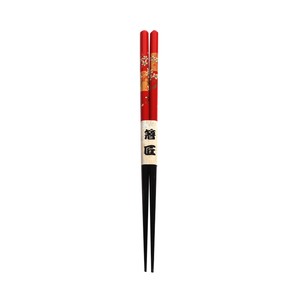 Chopsticks Red Flower Wooden