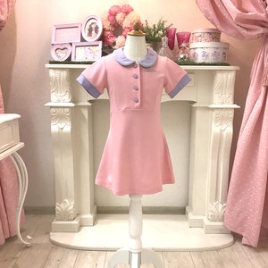 Kids' Casual Dress Pink One-piece Dress Kids