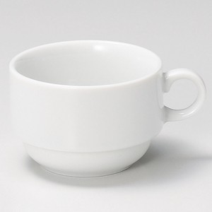 ショートスタックマグカップ（白）【日本製　美濃焼】