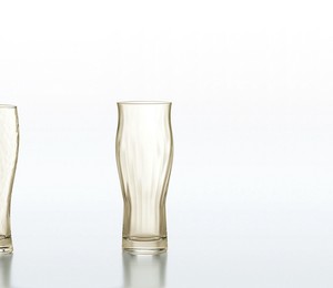本格麦酒グラス　琥珀　【日本製　　ガラス】