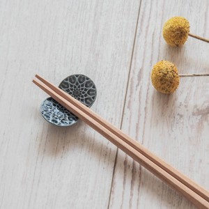 Mino ware Chopsticks Rest Navy M Made in Japan