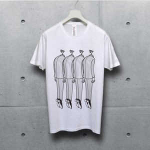 bombing アート デザイン　ホワイト Tシャツ　デザイン名【社畜】
