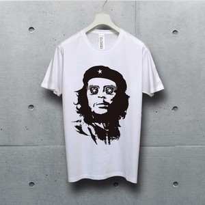 bombing アート デザイン　ホワイト Tシャツ　デザイン名【 ゲバたん 】