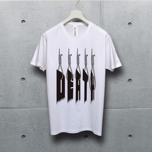 bombing アート デザイン　ホワイト Tシャツ　デザイン名【 死亡遊戯 】