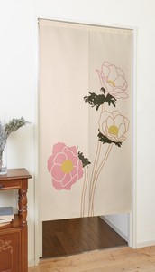 Japanese Noren Curtain Anemone Made in Japan